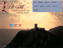 Tablet Screenshot of blizzardfuneralhome.com